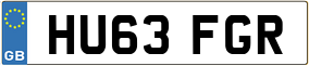 Truck License Plate